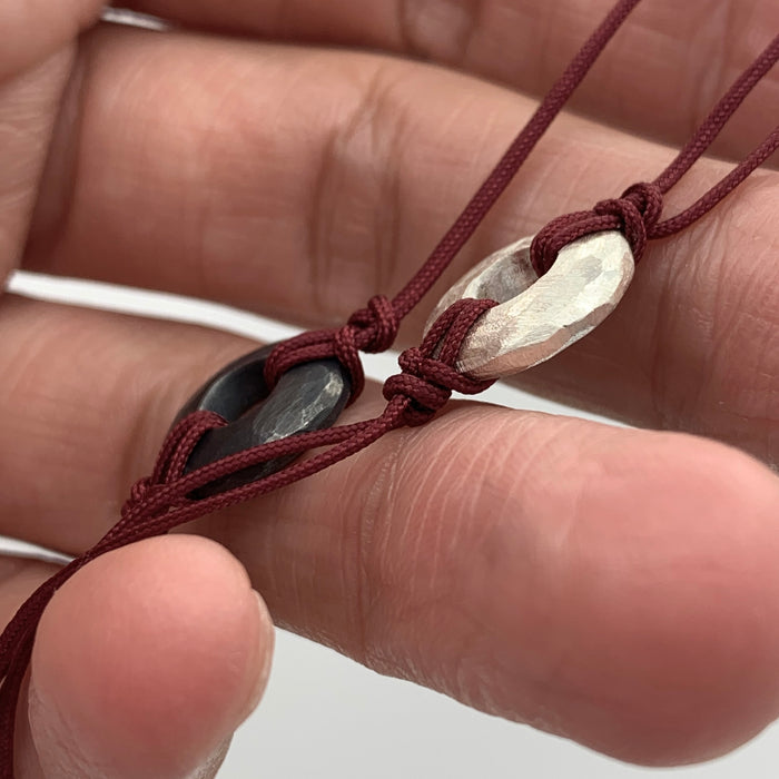 PULSERA DISC PLATA