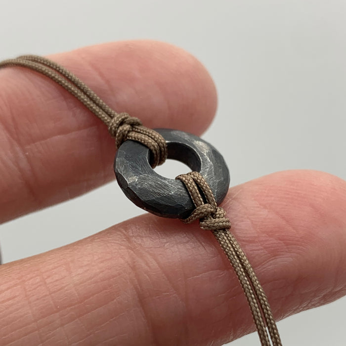 PULSERA DISC PLATA