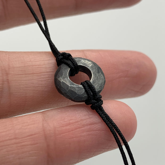 PULSERA DISC PLATA