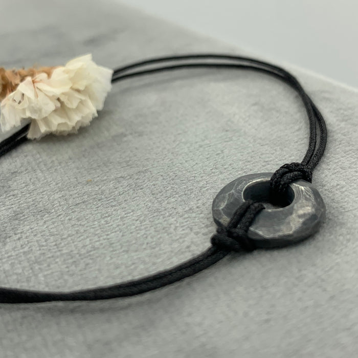 PULSERA DISC PLATA
