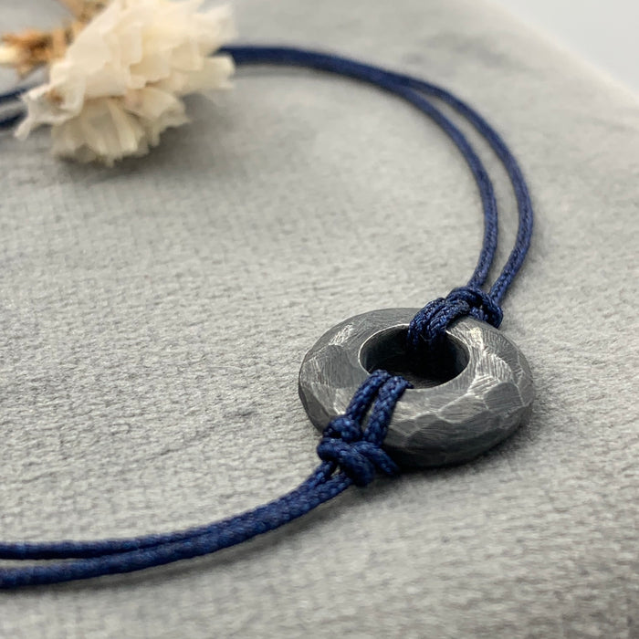 PULSERA DISC PLATA