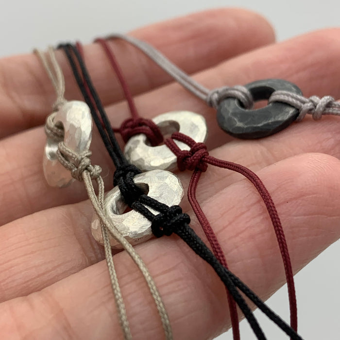 PULSERA DISC PLATA