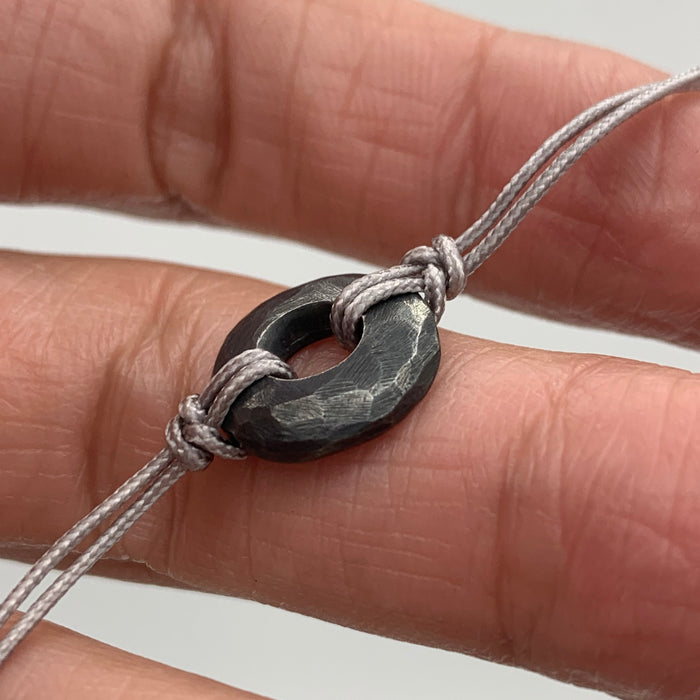 PULSERA DISC PLATA