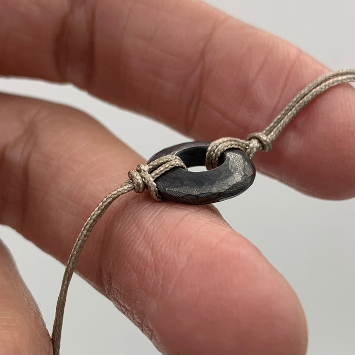 PULSERA DISC PLATA