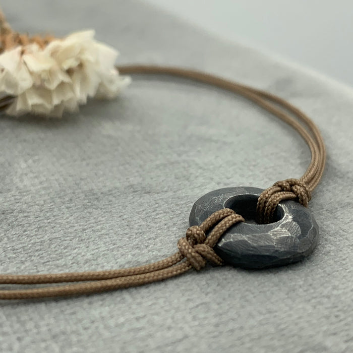 PULSERA DISC PLATA