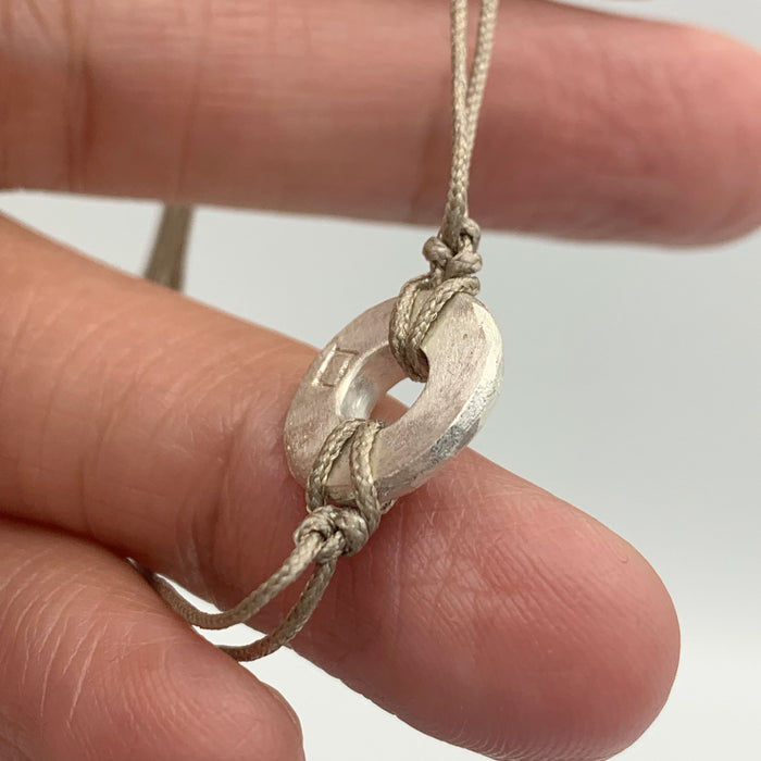 PULSERA DISC PLATA