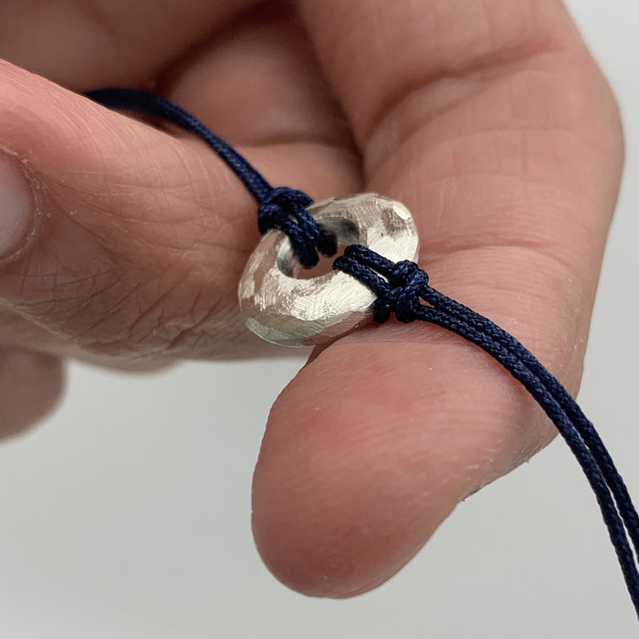 PULSERA DISC PLATA