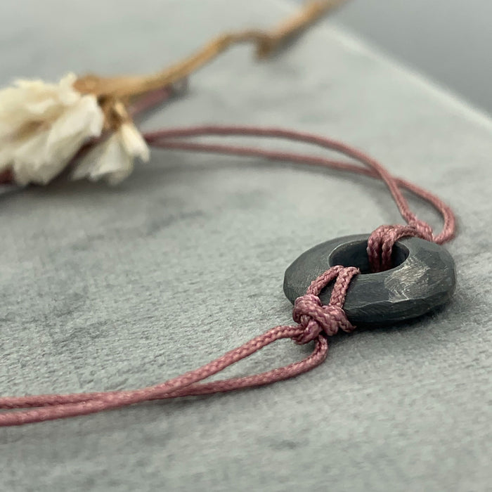 PULSERA DISC PLATA