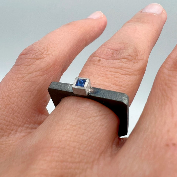 ANILLO PRINCESS BISEL PLATA